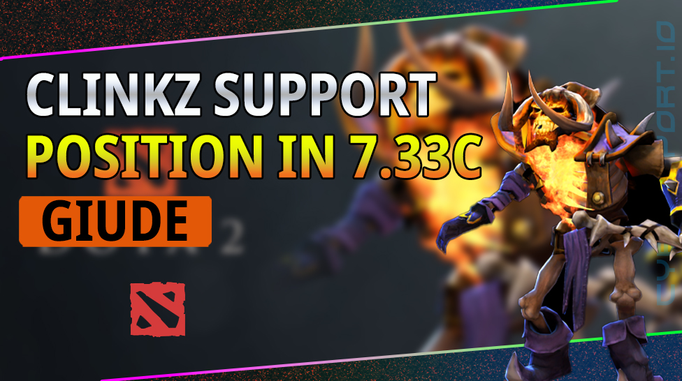 Clinkz - the most unusual support of the new patch 7.33c