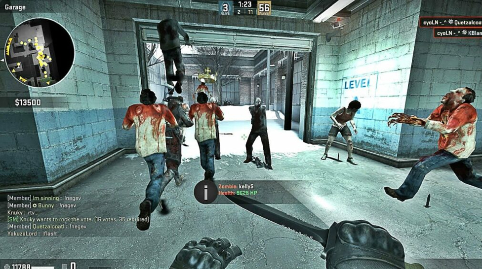 How to play Zombie Escape mode in CS:GO