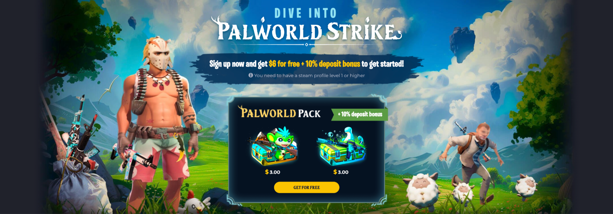 FarmSkins Promo Code for February 2024: Get Free Cases and Bonuses | Palworld | CS2 Cases