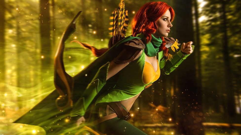 Windranger Dota 2 cosplay by Fushi