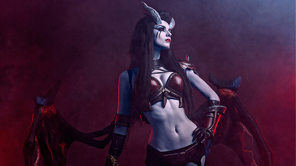 Queen of Pain Dota cosplay by MightyRaccoon