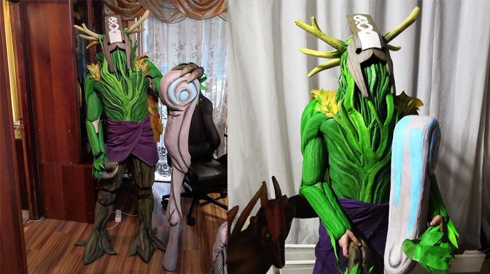 Super realistic cosplay on Creep-mage Dota 2