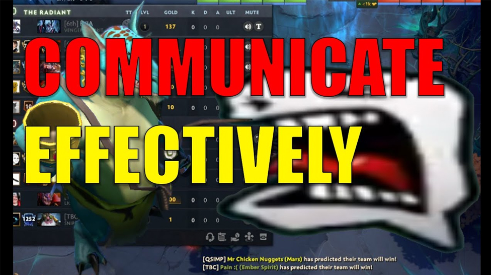 How to communicate effectively in Dota 2