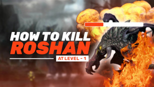 Top-3 best drafts to kill Roshan at level 1
