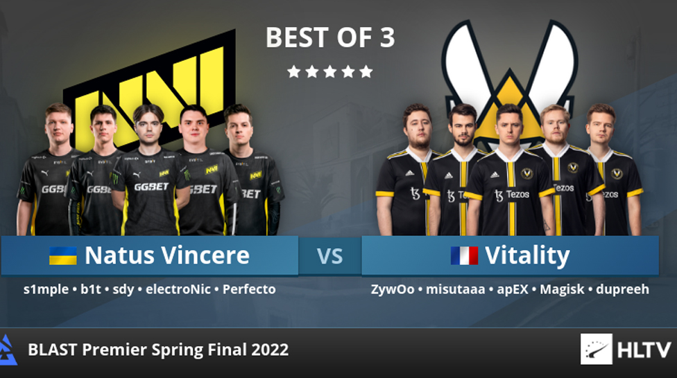 Natus Vincere beat Team Vitality and get slot at BLAST Premier 2022