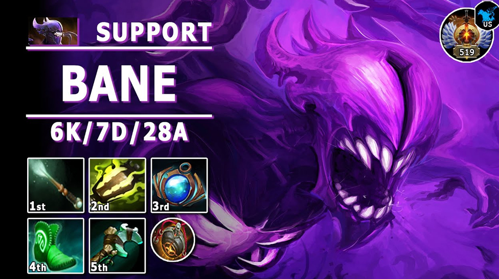 Bane hard support gameplay patch 7.32c