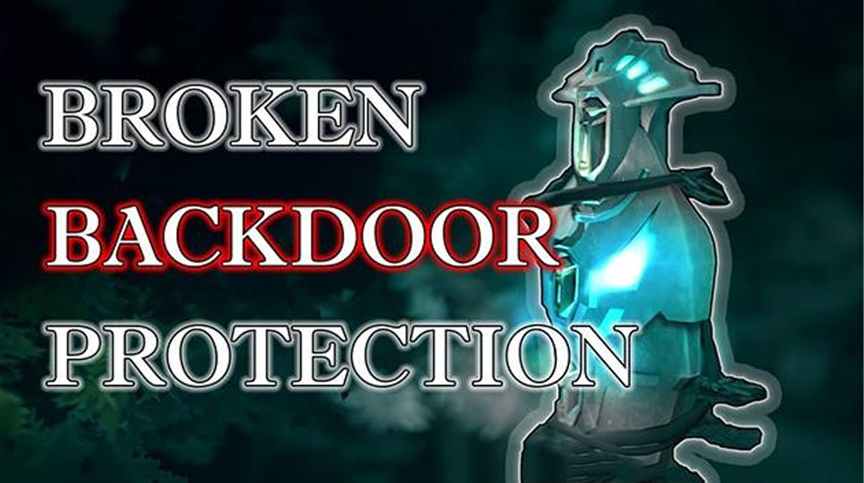 Why do we need to fix backdoor protection?