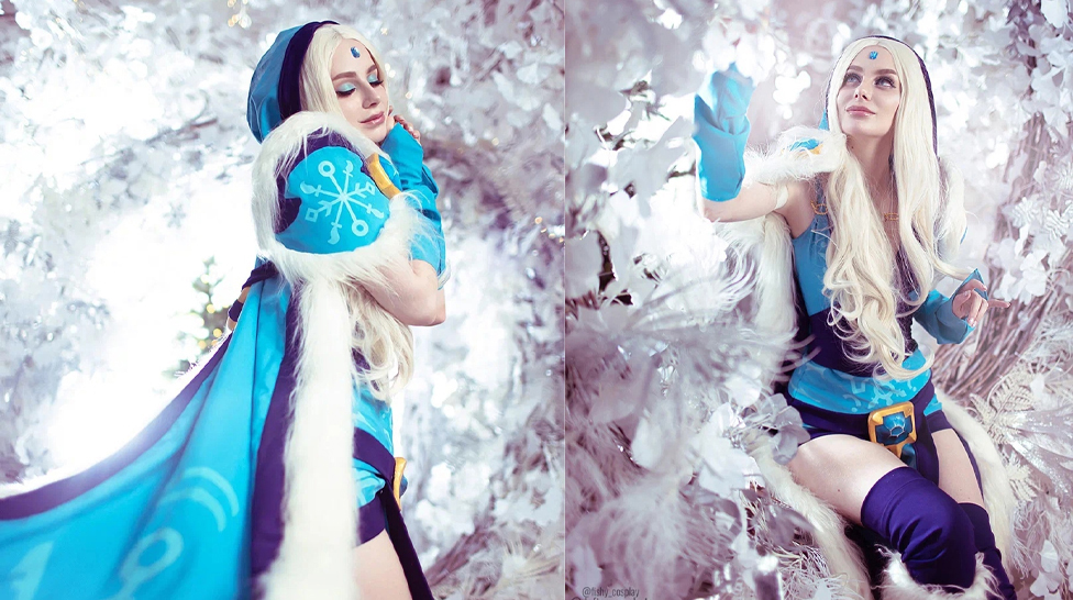 Crystal Maiden Christmas cosplay by fishy_cosplay