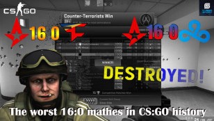 The worst 16:0 mathes in CS:GO history
