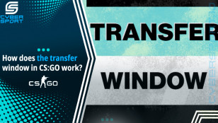 How does the transfer window in CS:GO work?