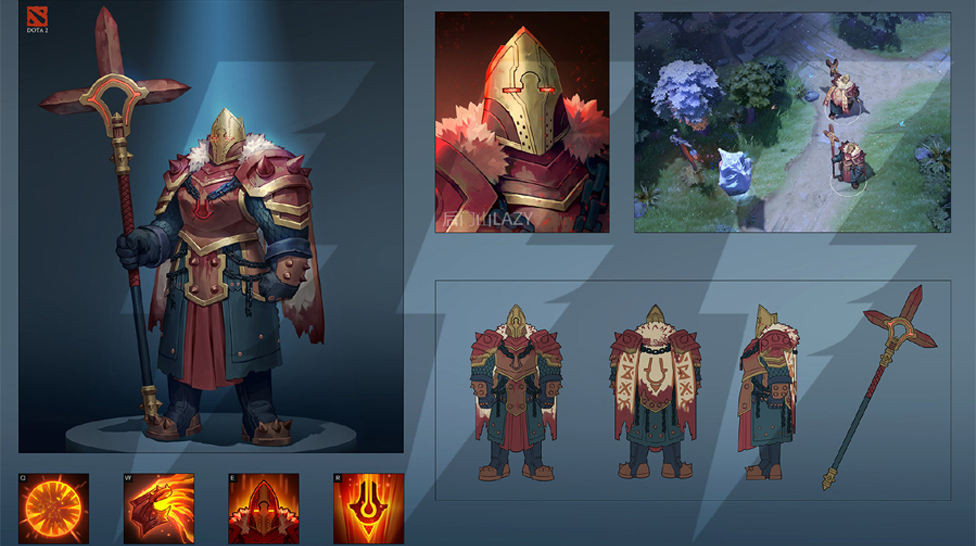 MYCENA: UNRELEASED DOTA 2 HERO CONCEPT