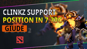 Clinkz - the most unusual support of the new patch 7.33c