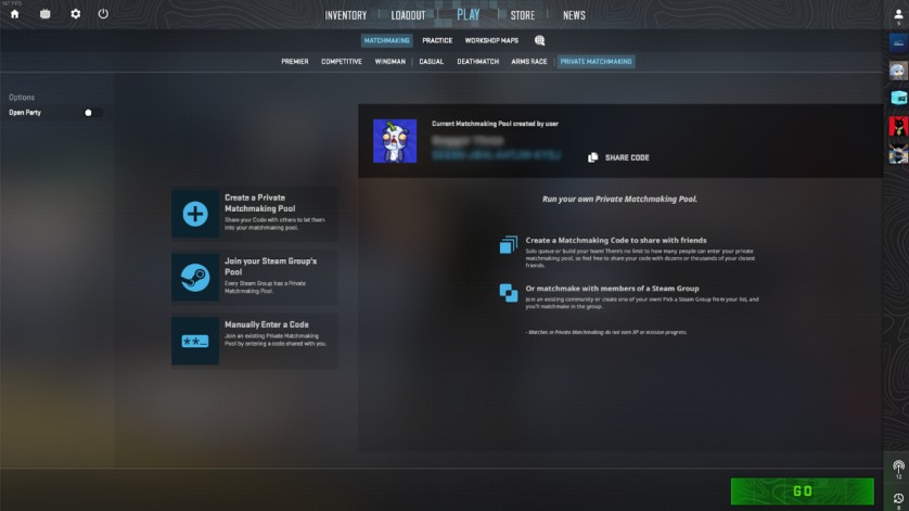 How to Play Private Match CS2?