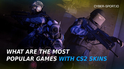 What are the most popular games with CS2 skins?