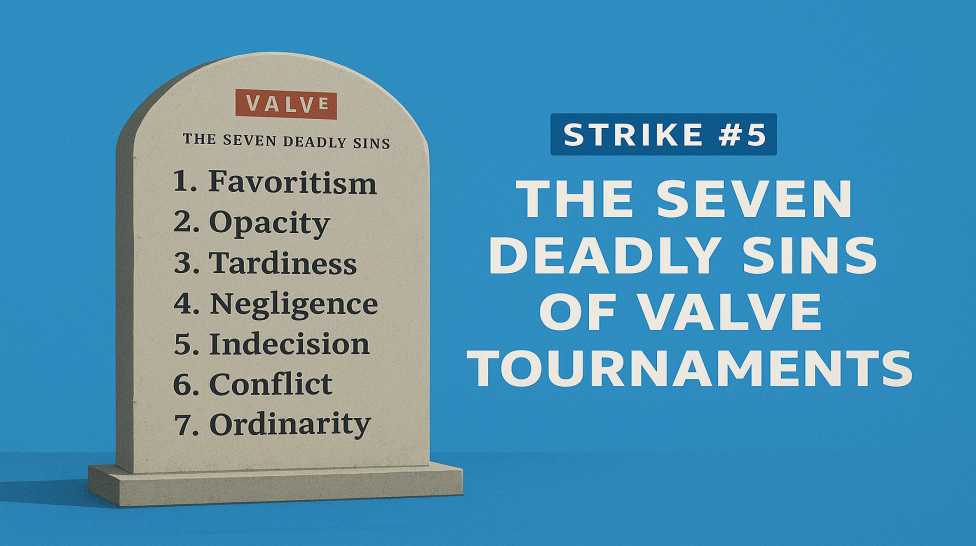 Exploring the Flaws in Valve's Tournament Operations