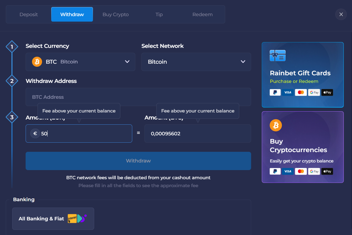 Rainbet Withdrawal Guide: Crypto Cashout, KYC, Limits & Common Problems (2026)