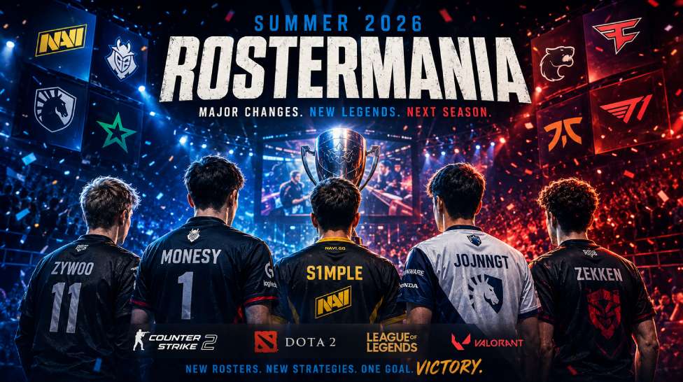 Summer 2026 Rostermania: Major Changes in Esports Teams