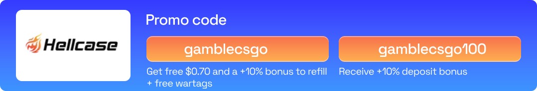 Hellcase Promo Code "gamblecsgo"