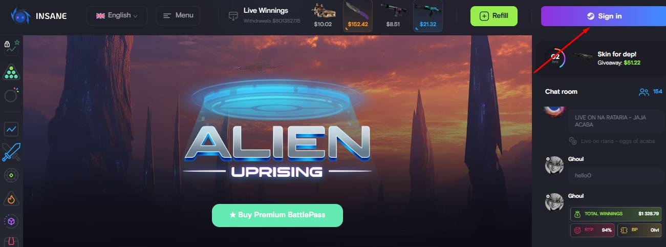 Insane GG Promo Code “HELLAG”: Get a 100% Deposit Bonus