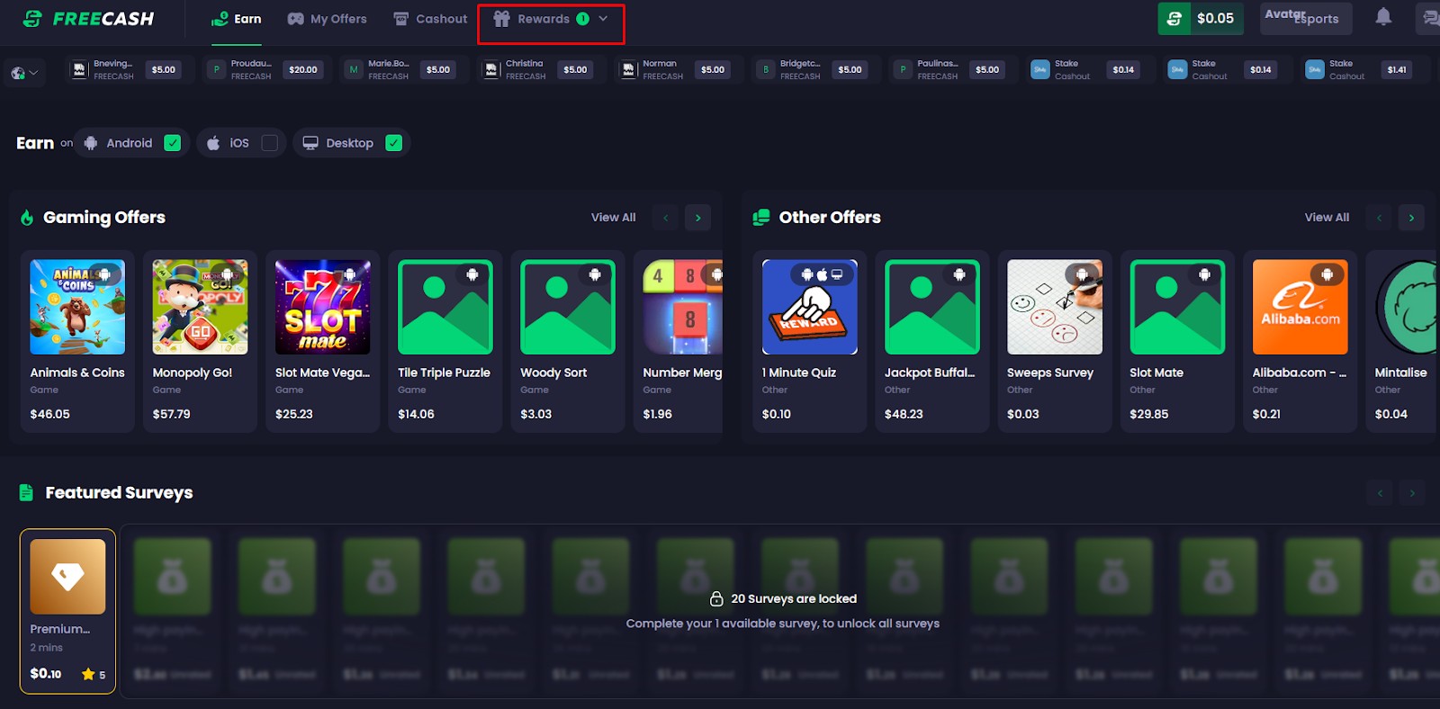 FreeCash Promo Code "hellagood"