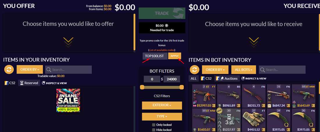 CSTrade Promo Code “TOP100LIST”: Get Up to $30 Bonus on the First Trade + 50% Deposit Bonus