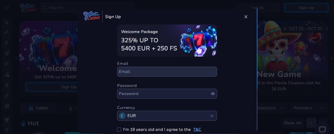 7Bit Casino Bonus Code "HELLA": Get up to 5 BTC + 100 Free Spins