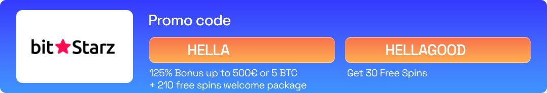 BitStarz Bonus Codes "HELLA"
