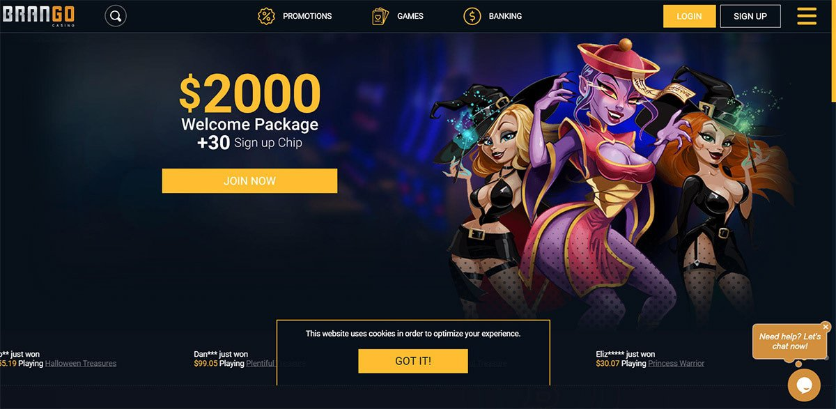 Brango Casino No Deposit Bonus and Review