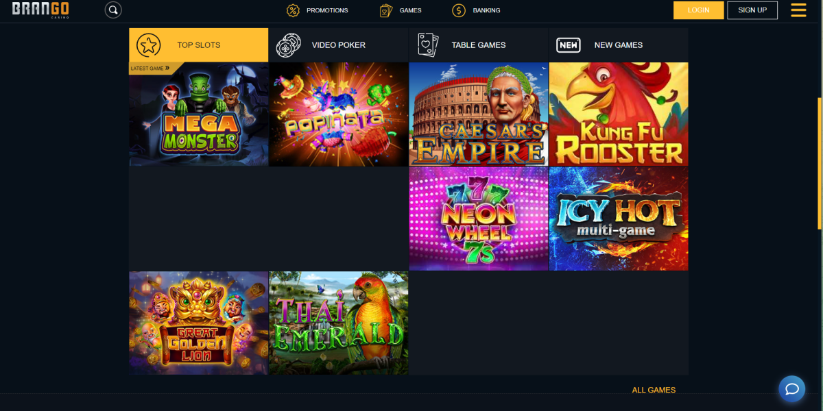 Brango Casino No Deposit Bonus and Review