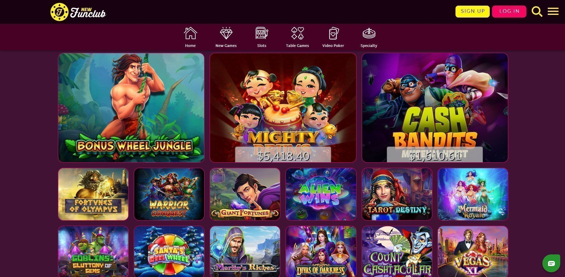 New Funclub Casino Review and No Deposit Bonus