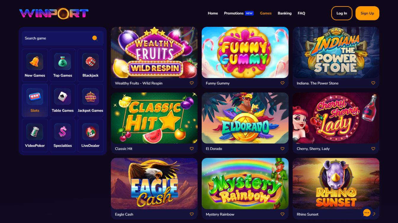 WinPort Casino Review: Activate WinPort Casino $7000 Welcome Bonus Code valid