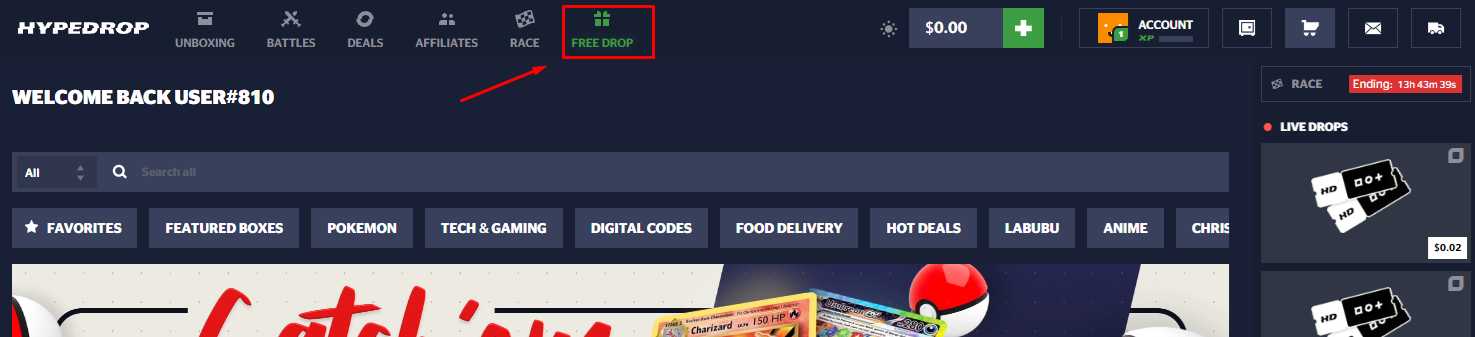 HypeDrop Promo Code (December 2025) — HYPEHELLA for 3 Free Boxes + 5% Cash Bonus