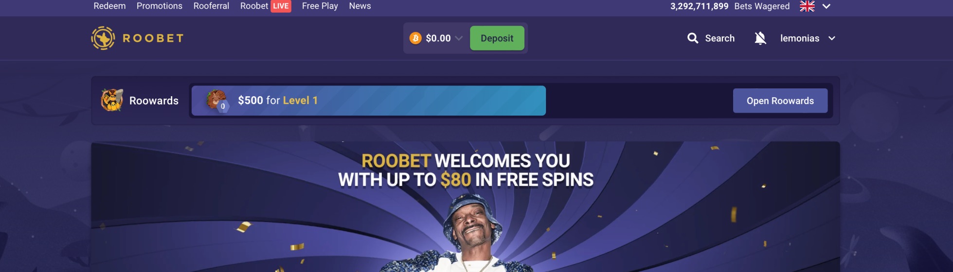 Roobet Promo Code