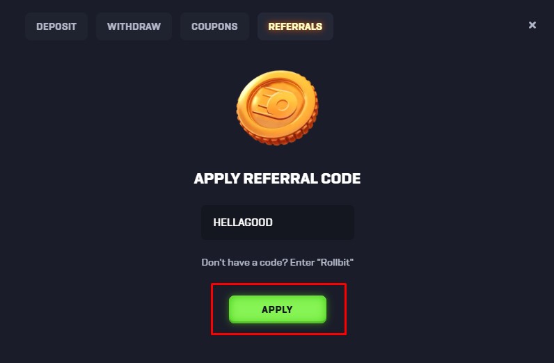 Rollbit Promo Code