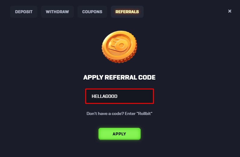 Rollbit Promo Code