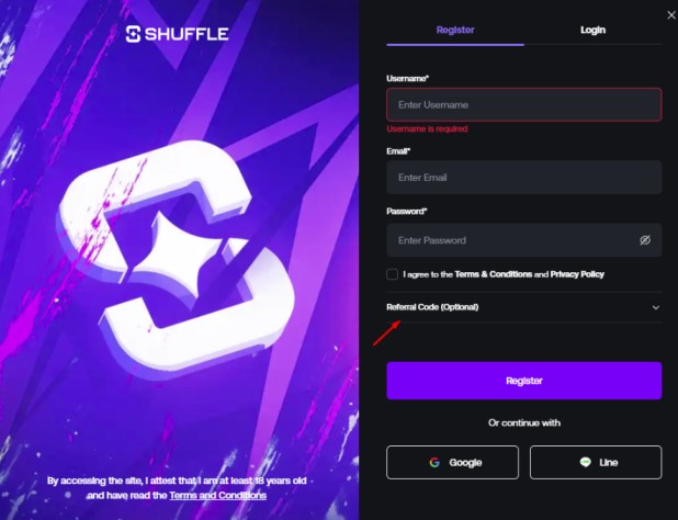 Shuffle Casino Promo Code