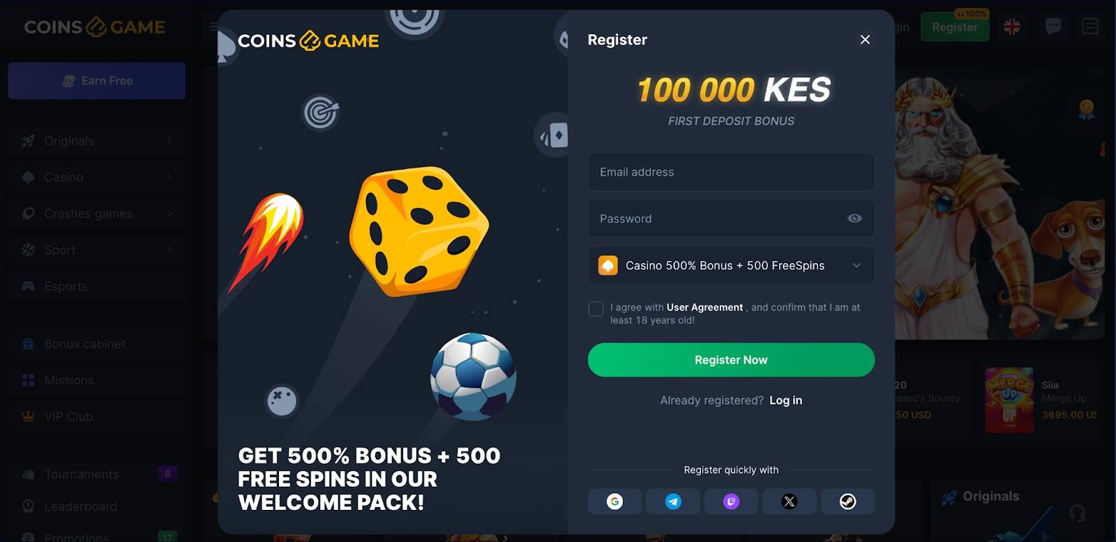 Coins.Game Promo Code