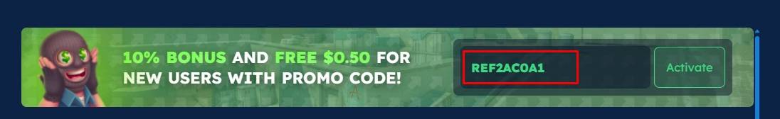 CSGO-Skins Promo Code 2025: Get $0.5 for Free
