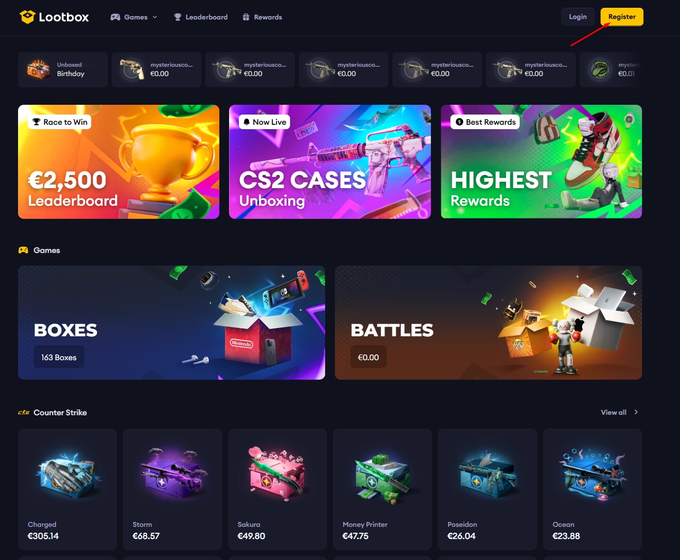 Lootbox Promo Code