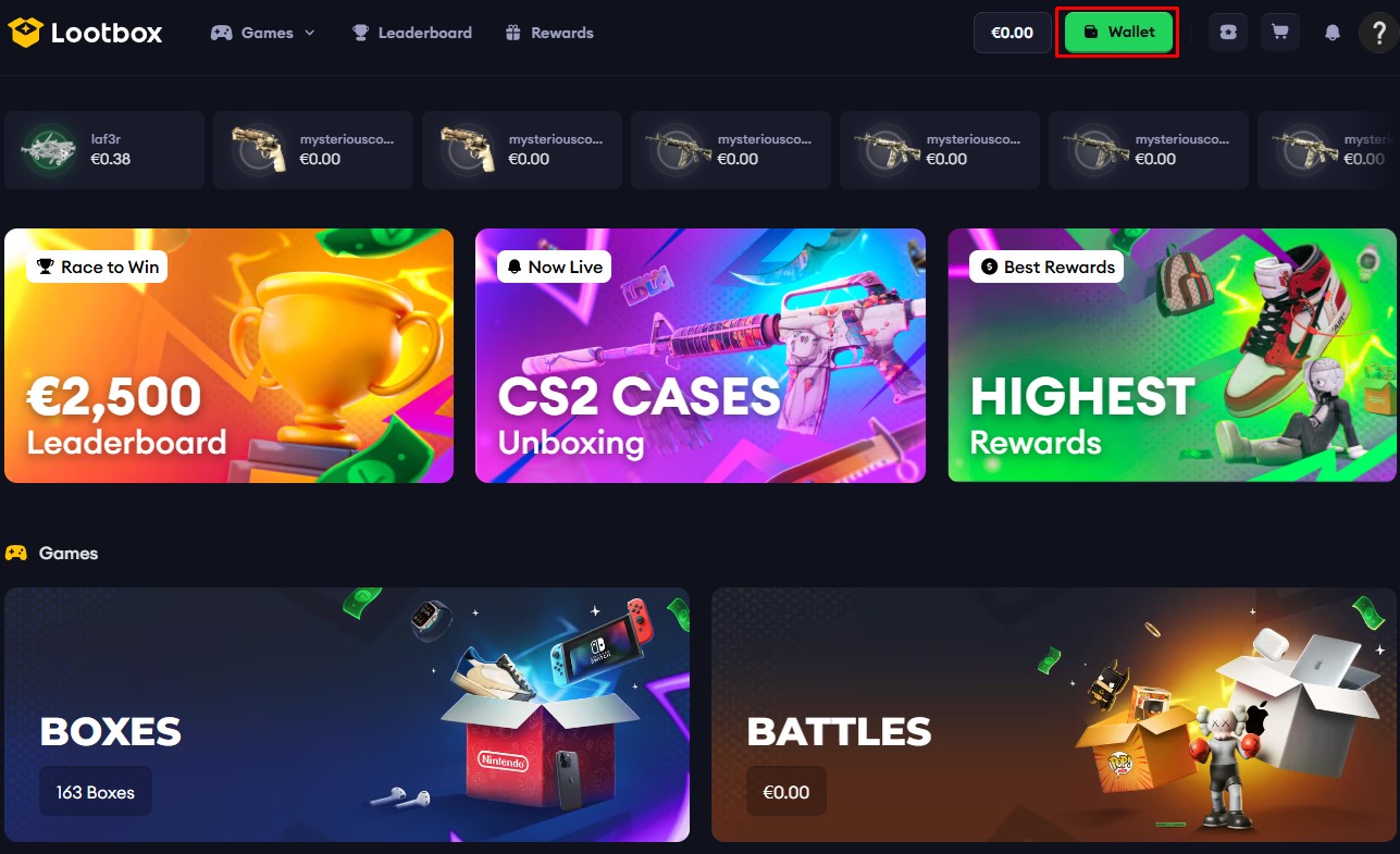 Lootbox Promo Code