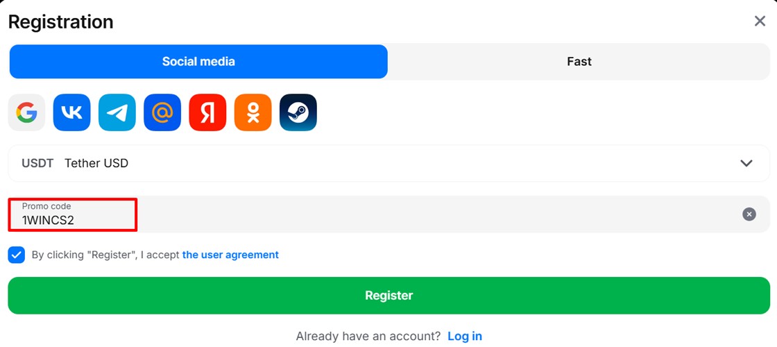 1Win Promo Code “WIN1CS2”: Get a 500% Deposit Bonus for the First 4 Deposits