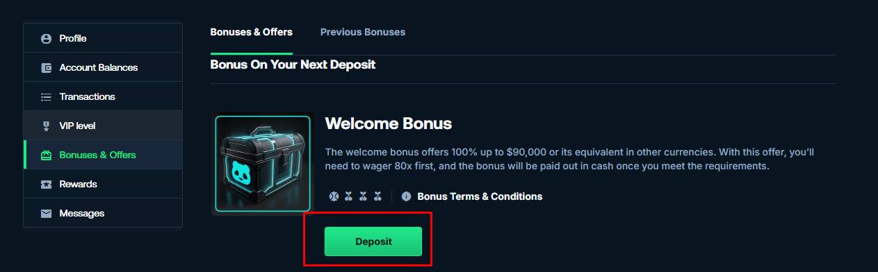 BetPanda Casino Review & Promo Code: 100% Deposit Bonus up to 1 BTC