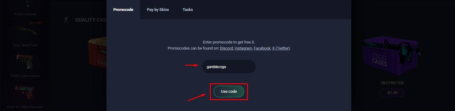 CSGOcases Promo Code