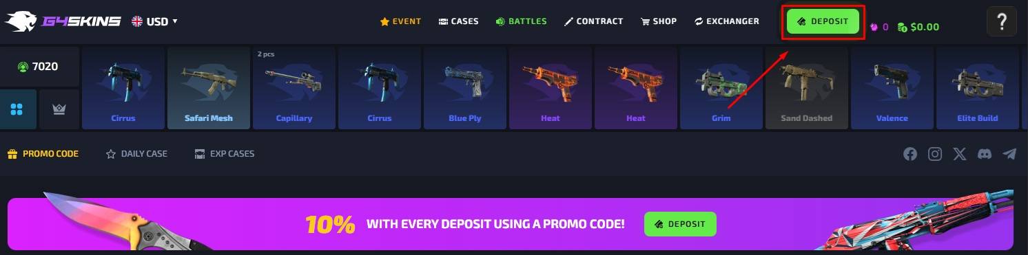 Unlock Your G4Skins Promo Code — Enjoy a +10% Bonus and a Free Case in 2025!