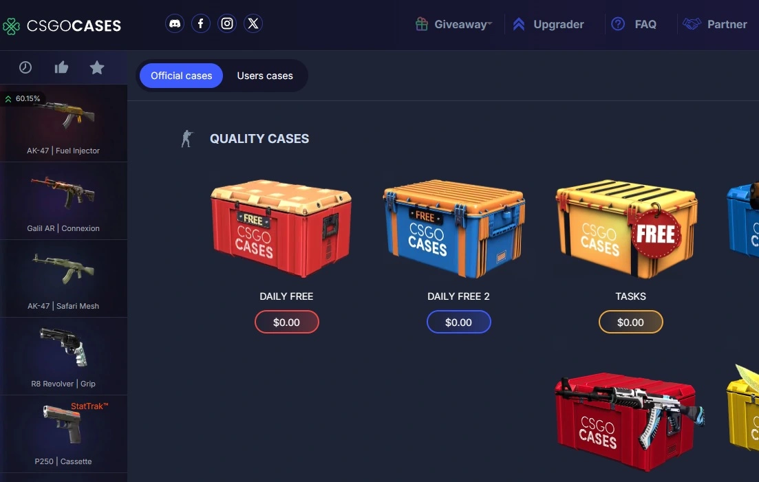 CS:GO & CS2 Case Opening Sites