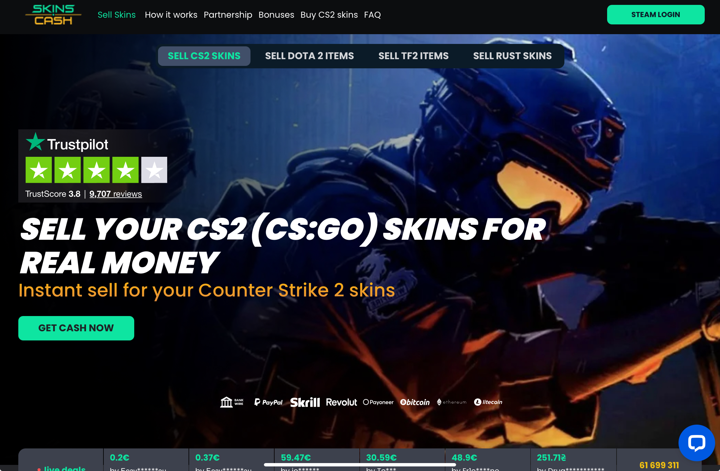 CS:GO & CS2 Skin Trading Sites