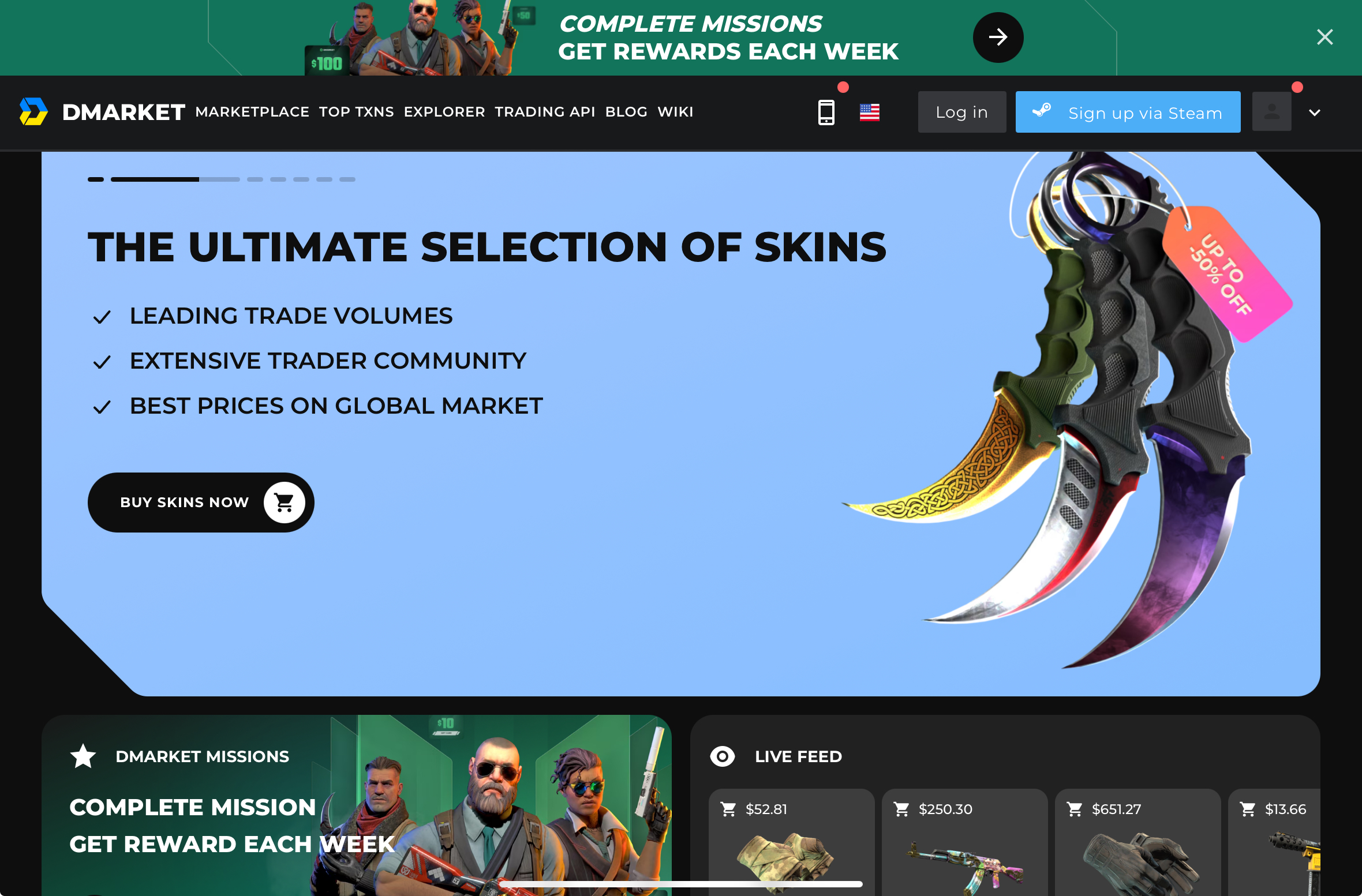 CS:GO & CS2 Skin Trading Sites