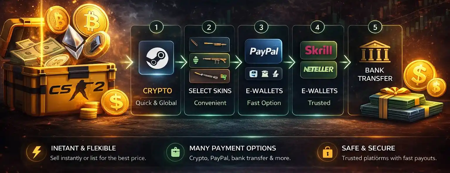 CS:GO & CS2 Cash Out Sites