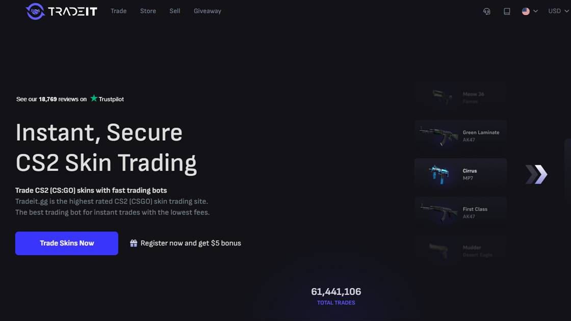Sell CS2 Skins