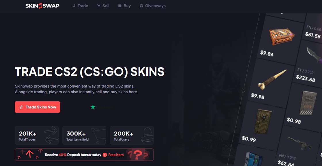 Sell CS2 Skins